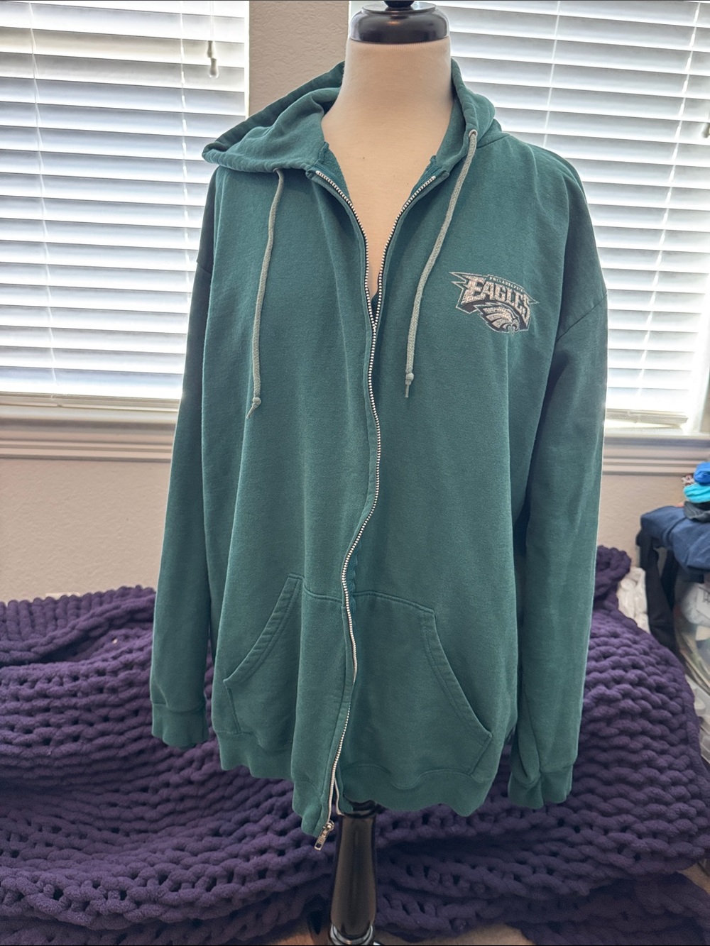 Men's Philadelphia Eagles NFL Full-Zip Hoodie